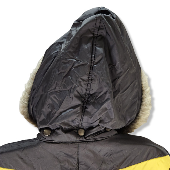 Jack by BB Dakota Multicolor Chevron Puffer Jacket - Picture 10 of 16